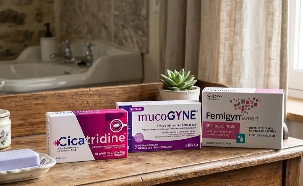 3 boites d'ovule pour sécheresse intime sans ordonnace